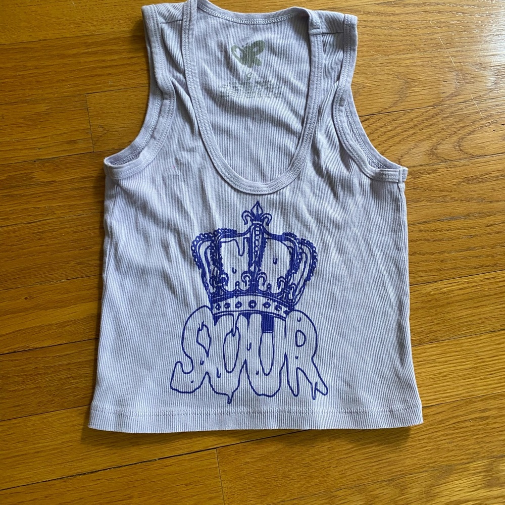 Olivia Rodrigo Sour Cropped Tank Top